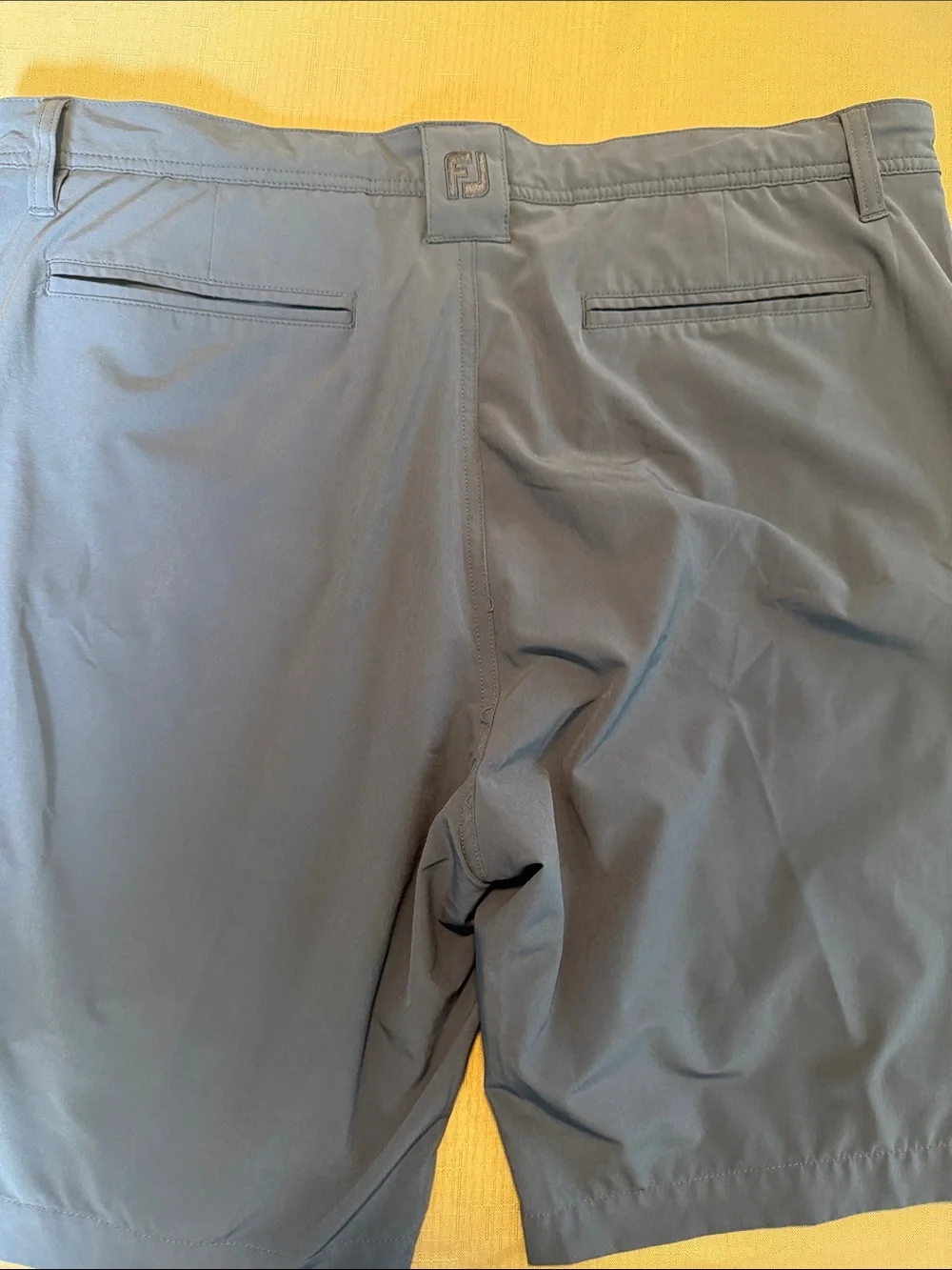 FootJoy Men's Flat Front Shorts in Navy Blue